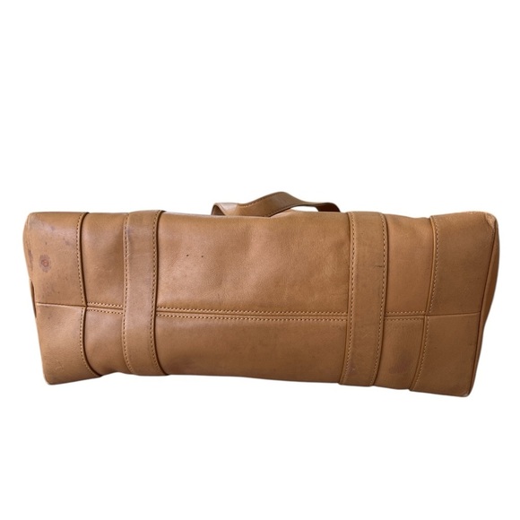 Coach Brown Leather Zip Top Double Buckle Straps - Picture 13 of 14